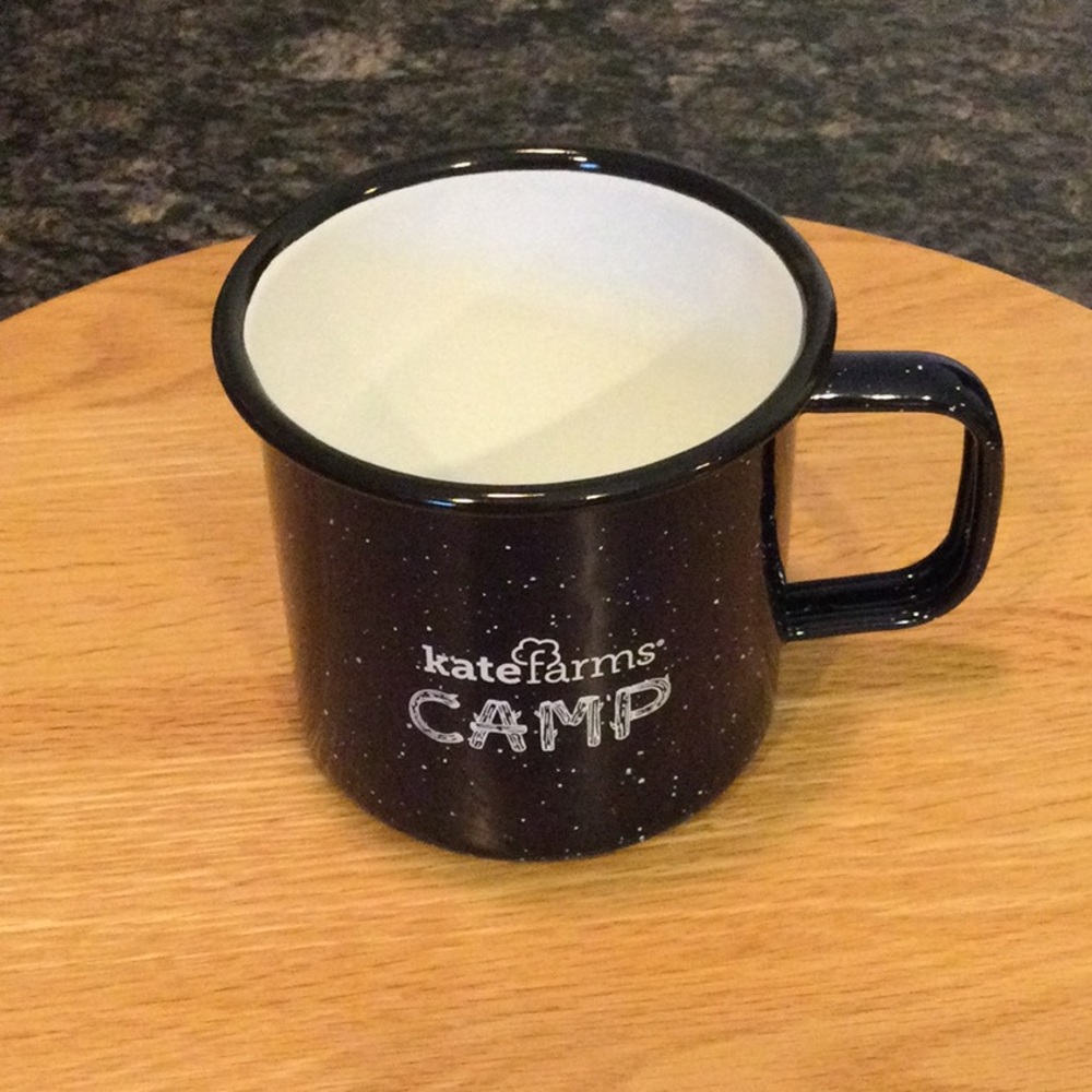 Kate Farms Blue & White Camp Cup